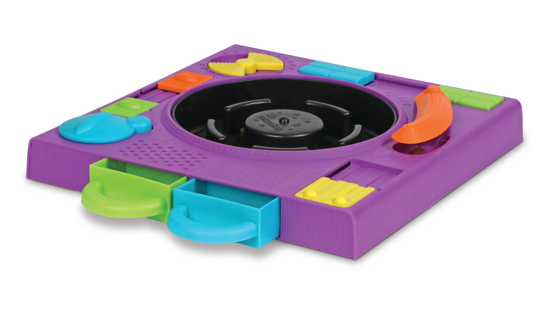 Hunger for Words and Brightkins - Brightkins™ DJ Turntable Puzzle Feeder