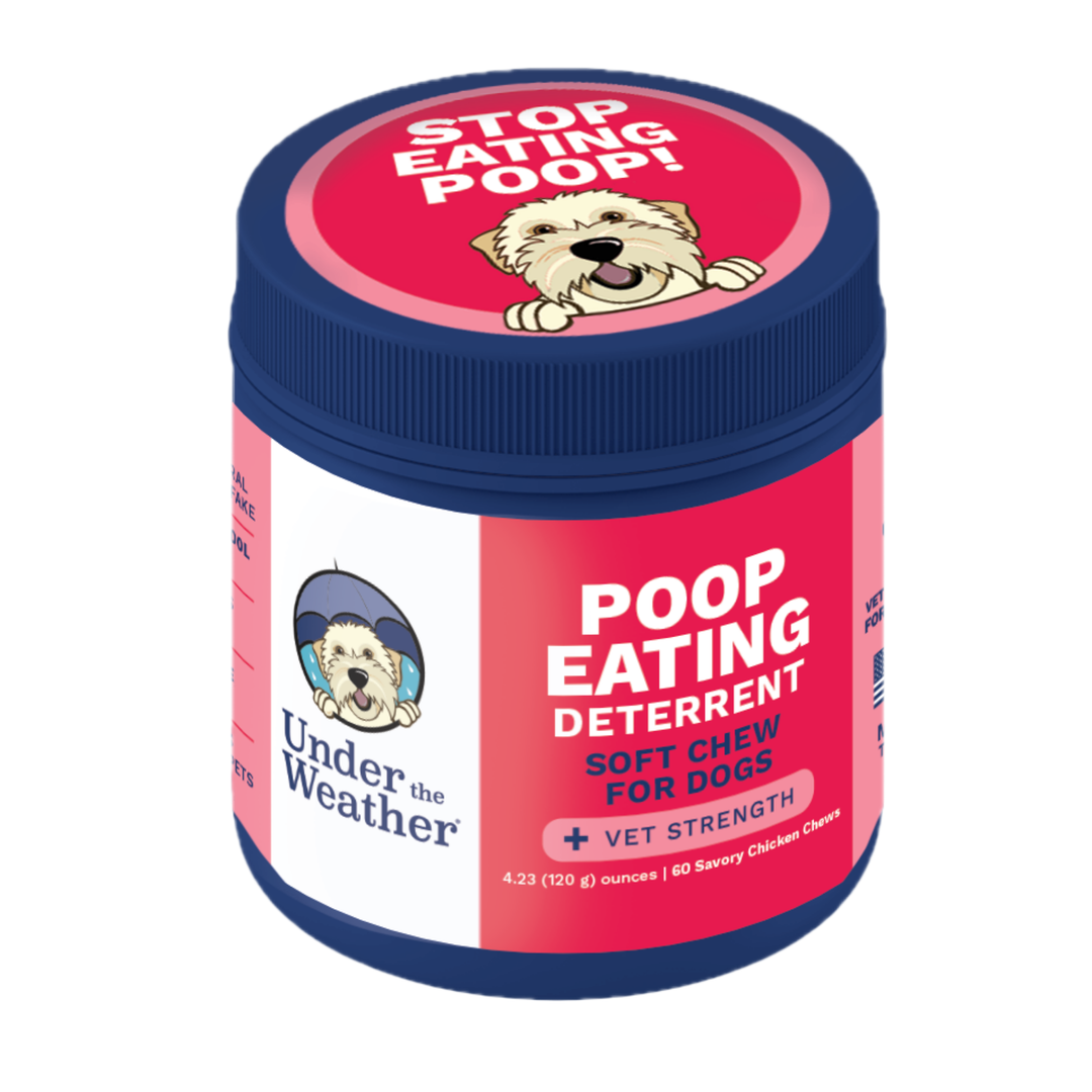 Under the Weather Pet - Poop Eating Deterrent - Coprophagia Soft Chews For Dogs