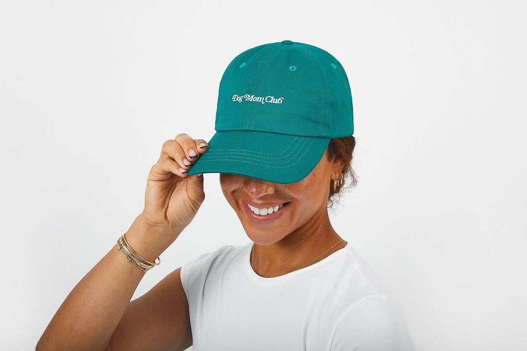 Trill Paws - Dog Mom Club Hat - Green: One size