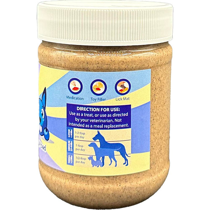 Poochie Butter - 12oz Blueberry Flavored Dog Peanut Butter Jar