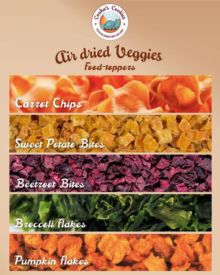 Cooka's Cookies - Beetroot Bites - Air-dried meal Toppers