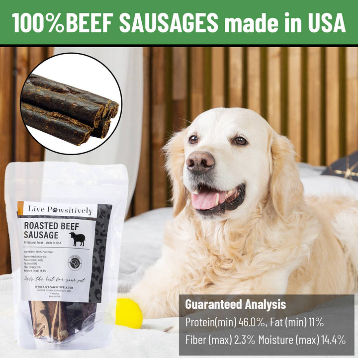 Live Pawsitive - Roasted Beef Sausage