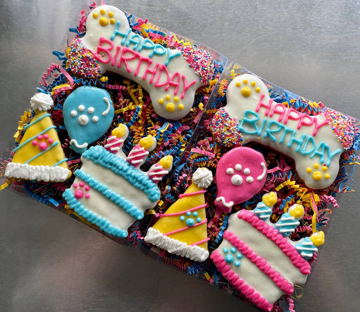 YumYum4DOGS - Happy Fiesta PAWTY Dog Treat (GIFT BOX): Happy birthday