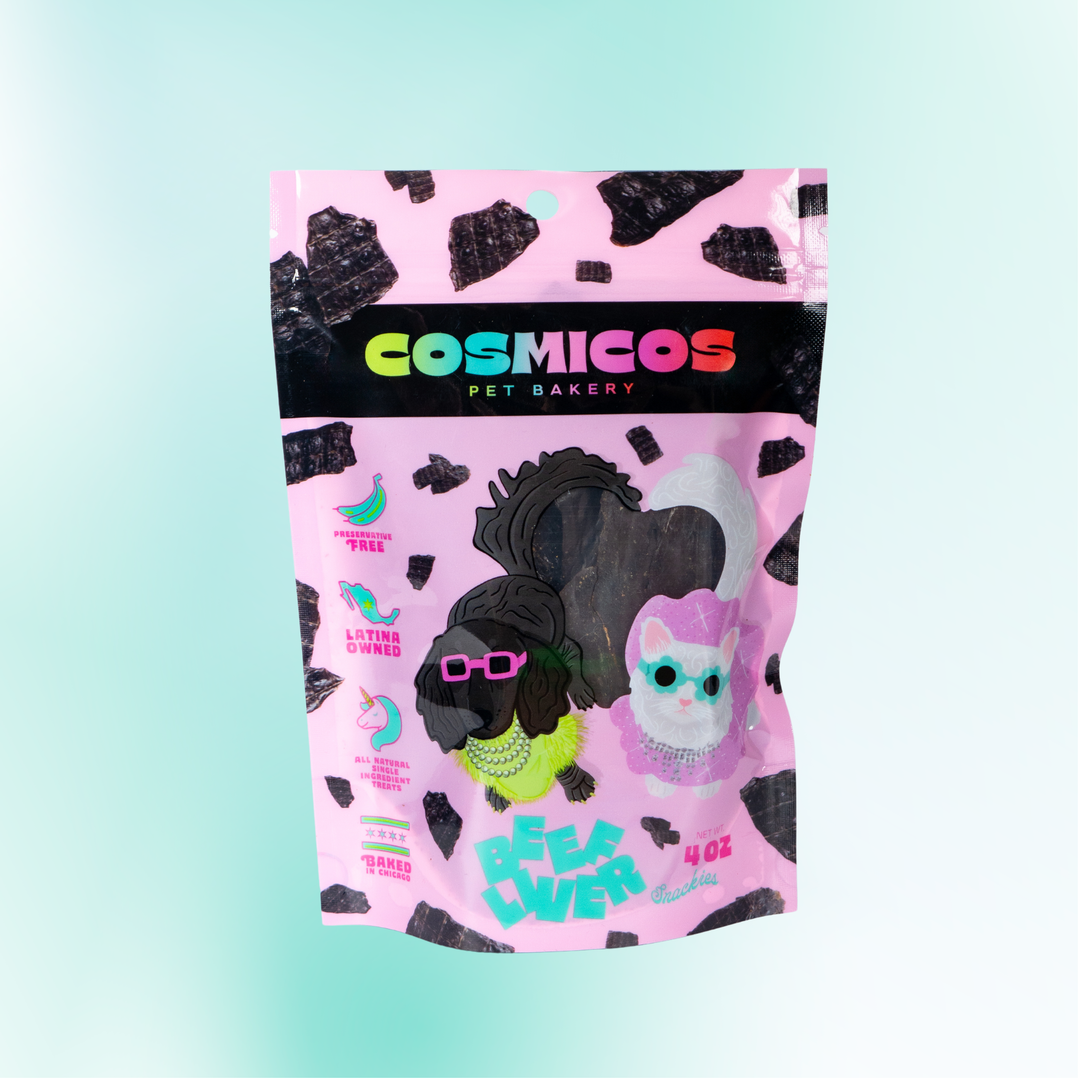 Cosmicos Pet Bakery - Beef Liver Snackies | Treats for Cats and Dogs