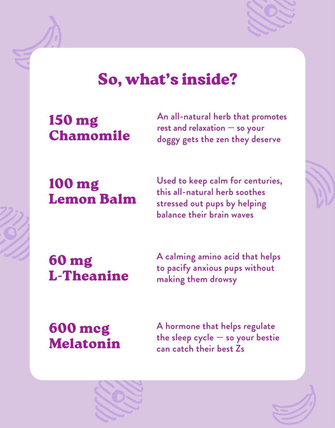 Bocce's Bakery - Calming Health Supplement for Dogs