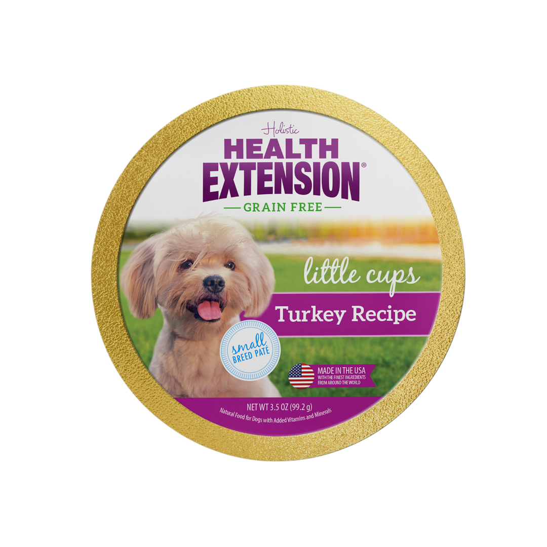 Health Extension Pet Care - Little Cups Chicken for Small Breeds Variety Pack: Chicken & Turkey Variety Pack - Small Breed 3.5oz