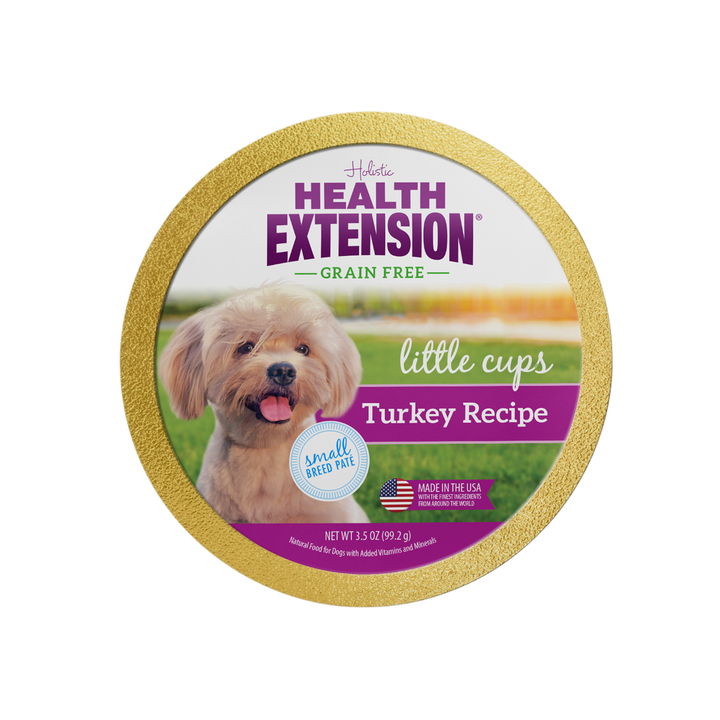 Health Extension Pet Care - Little Cups Chicken for Small Breeds Variety Pack: Chicken & Turkey Variety Pack - Small Breed 3.5oz
