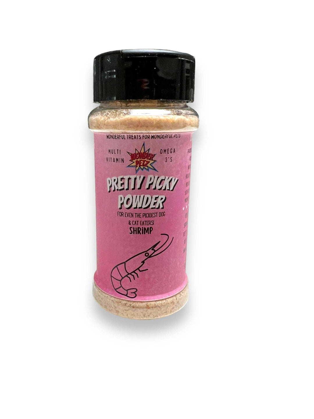 Wonder Petz - Shrimp Pretty Picky Powder - Omega 3 & Multivitamin Boost!