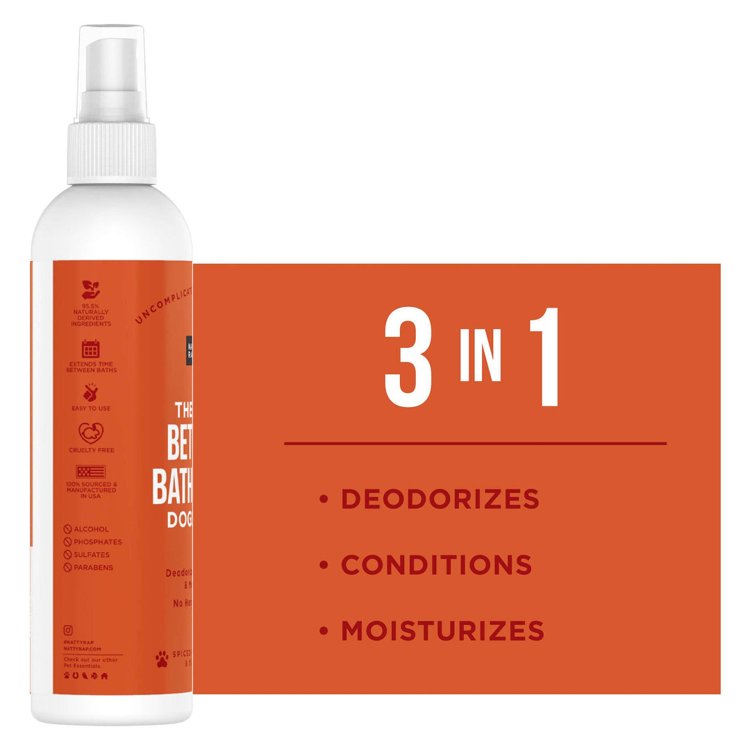 Natural Rapport - The Only Between Bath Spray Dogs Need - Apple & Pumpkin: 8 ounce