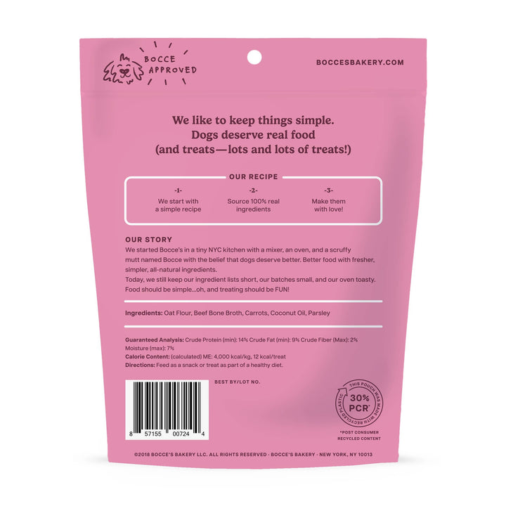 Pet Palette Distribution - Bocce's Bakery Bone Broth Biscuits Dog Treats 5oz