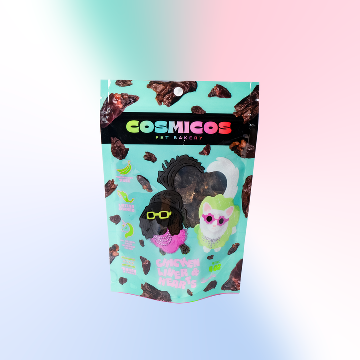 Cosmicos Pet Bakery - Chicken Liver & Hearts Snackies | Treats for Cats and Dogs