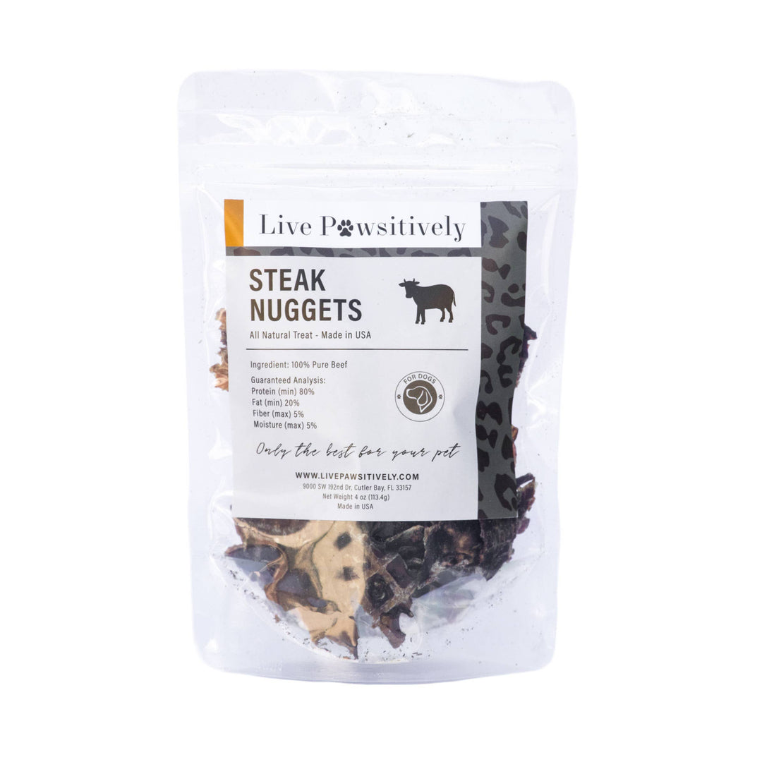 Live Pawsitive - Steak Nuggets