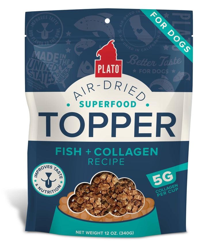 Pet Palette Distribution - Plato Food Topper Fish & Collagen Recipe 12oz