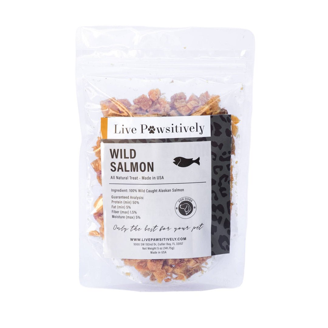 Live Pawsitive - Wild Salmon ,  Dried treat for Dogs