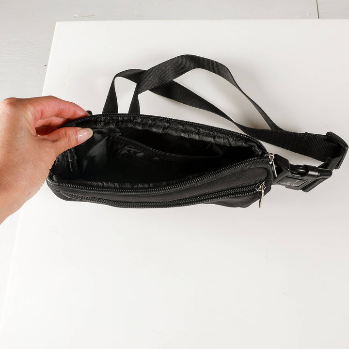Cavology - FANNY PACK BELT BAG DOG MOM BAG BLACK
