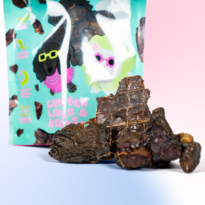 Cosmicos Pet Bakery - Chicken Liver & Hearts Snackies | Treats for Cats and Dogs