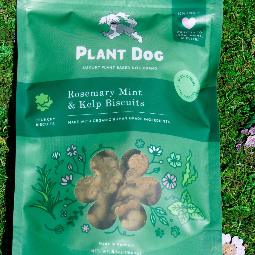 Plant Dog LLC - Rosemary Mint and Kelp Biscuit- Natural Breath Refresher