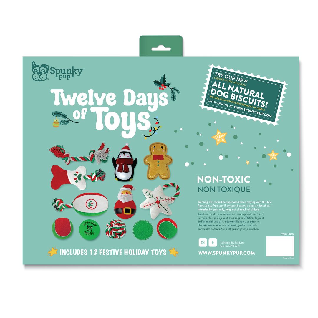 Spunky Pup - Advent Calendar - 12 Days of Toys