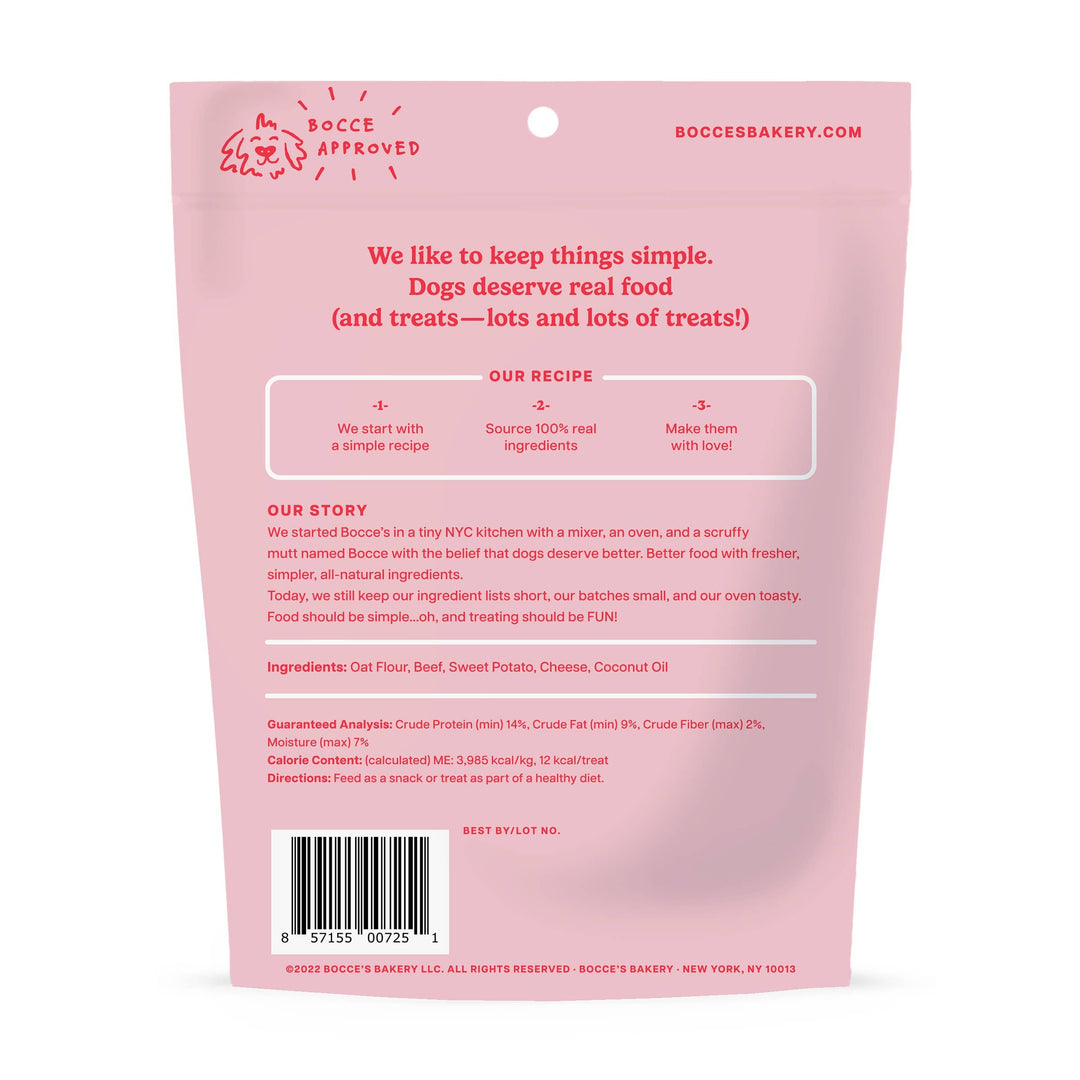 Pet Palette Distribution - Bocce's Bakery Burgers & Fries Biscuit Dog Treats 5oz