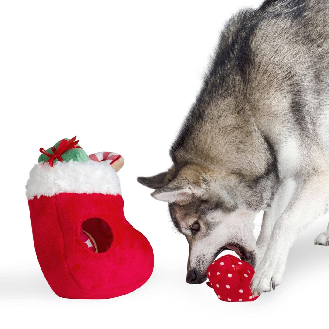 Midlee Designs - Midlee Find a Toy Christmas Stocking Dog Toy