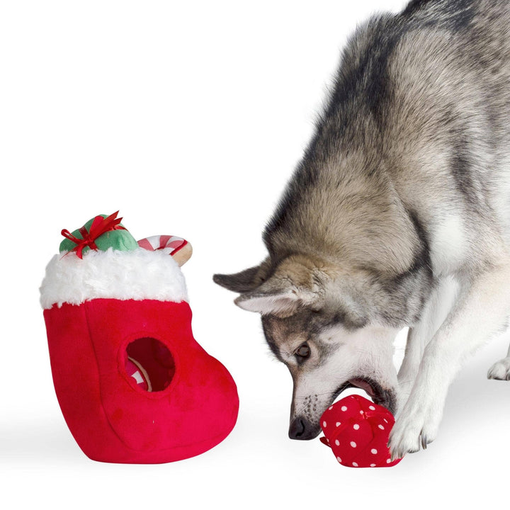 Midlee Designs - Midlee Find a Toy Christmas Stocking Dog Toy