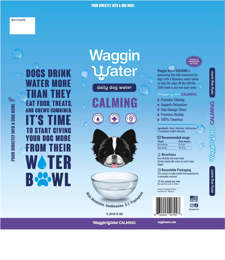 Waggin Water - Waggin Water Calming 1L - Dog Food