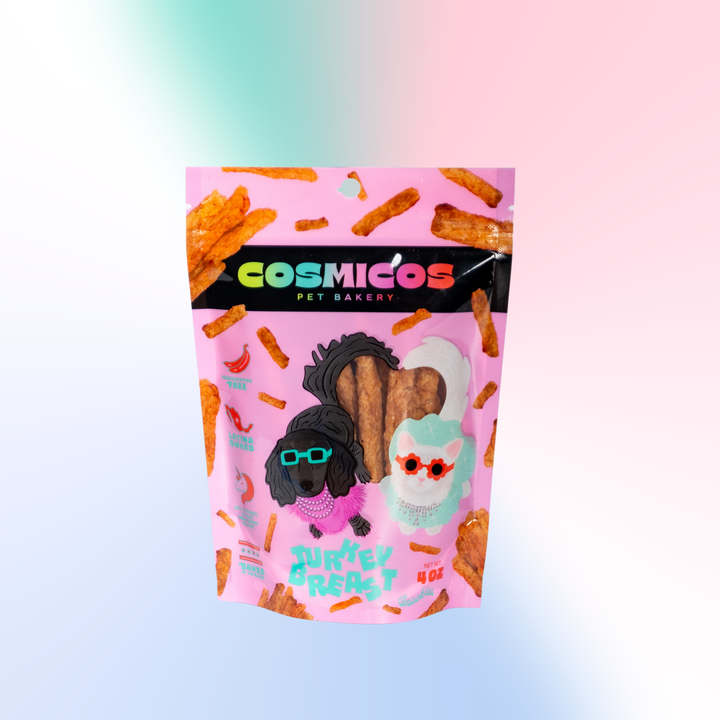 Cosmicos Pet Bakery - Turkey Breast Snackies | Treats for Cats and Dogs