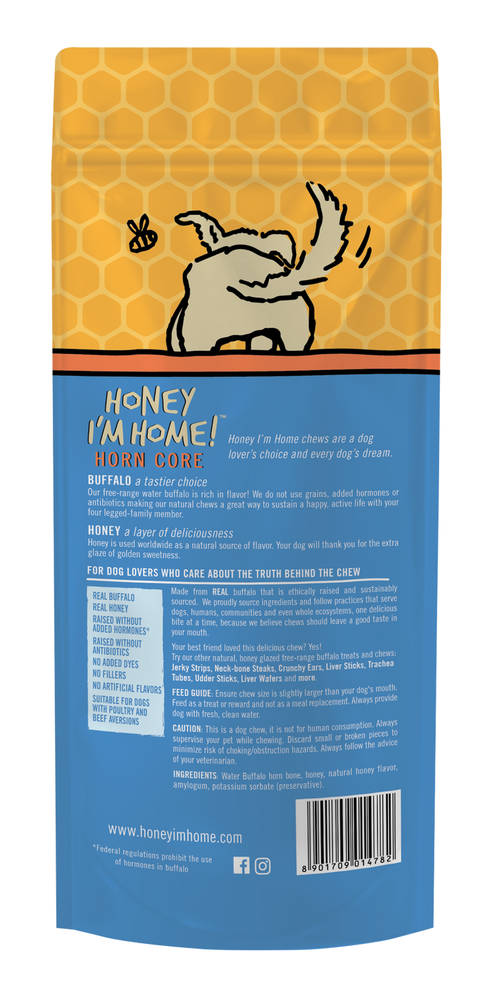 Honey I'm Home - Horn Core - Long-lasting Dog Chew