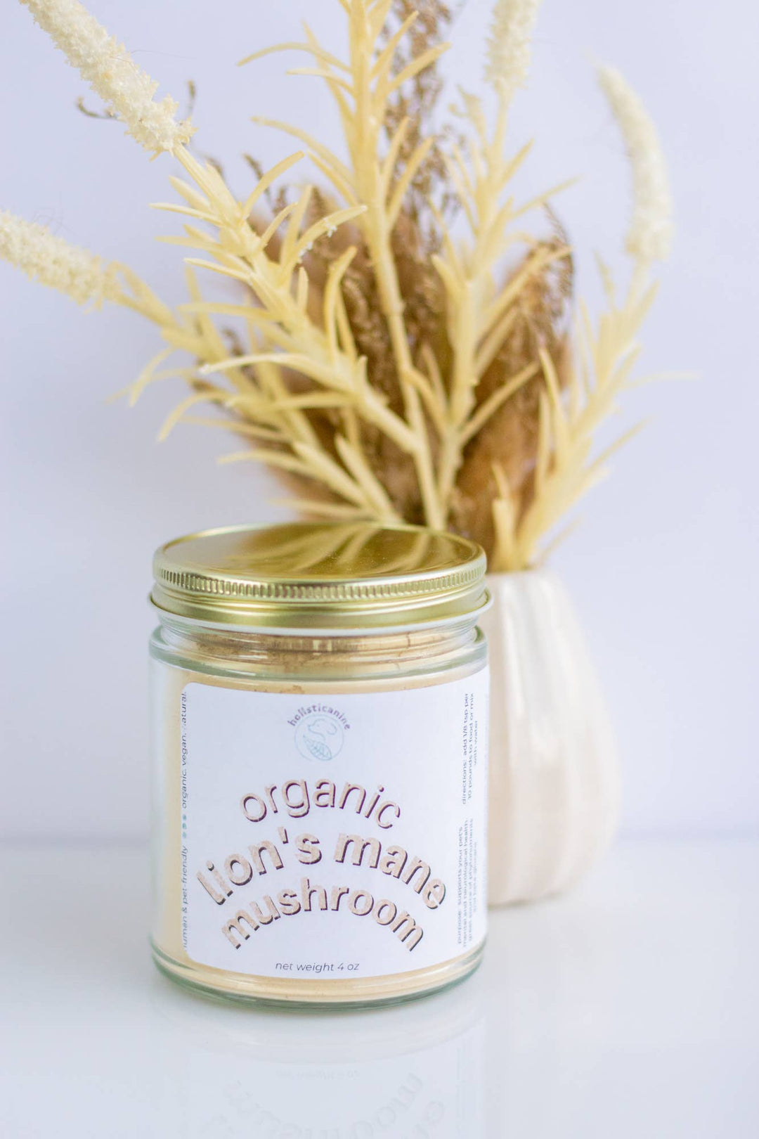 holisticanine - Organic Lion's Mane Mushroom Supplement