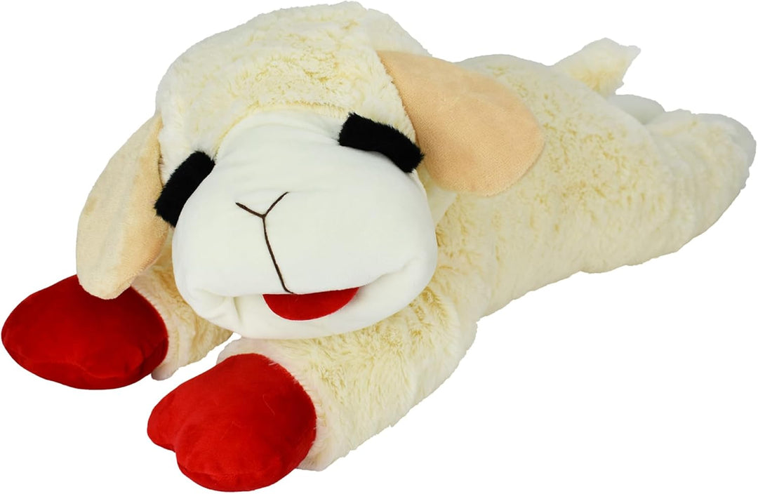Multipet Lamb Chop Plush Dog Toy Jumbo 24"
