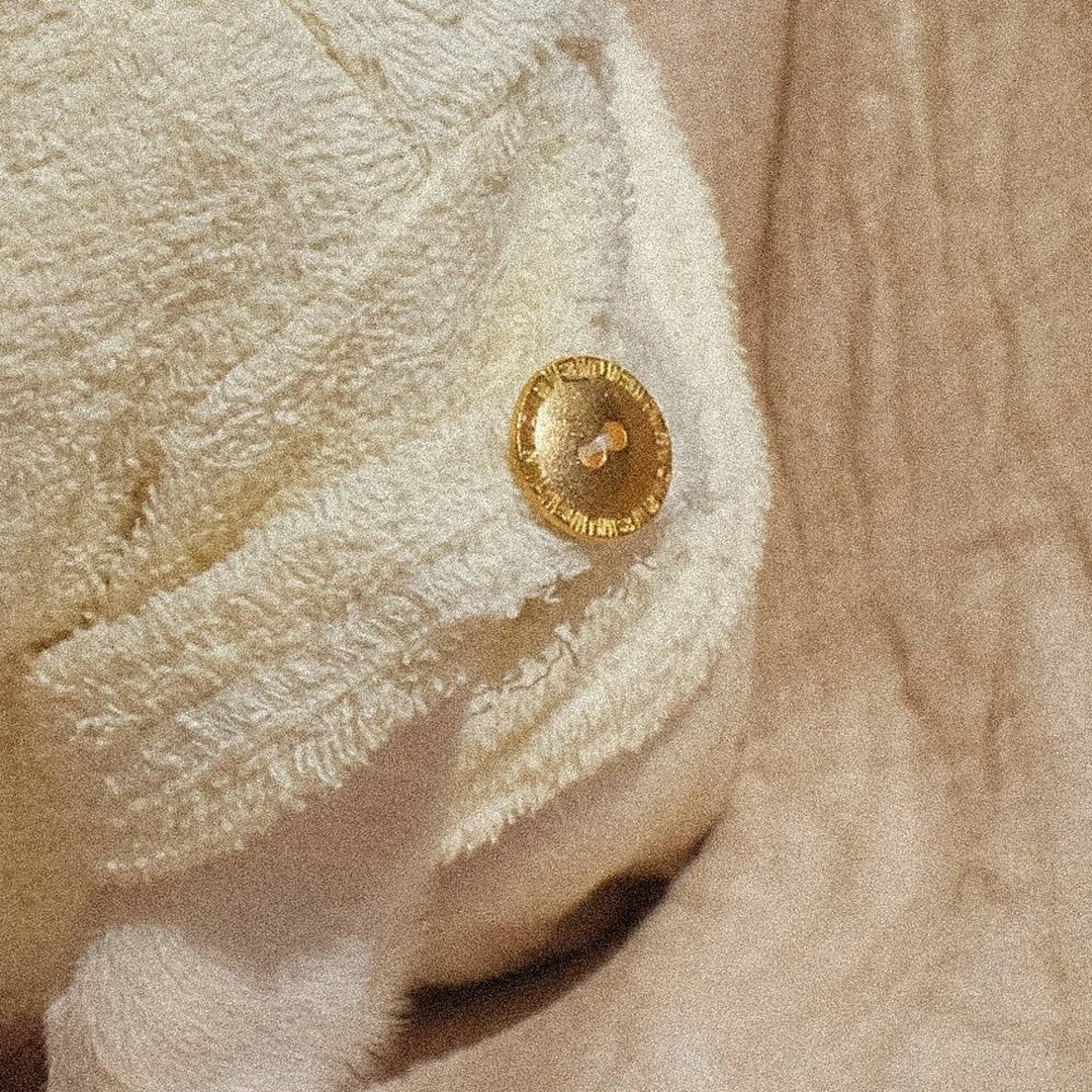 Saint Rue - Crème Terry Cloth Dog Shirt: Small