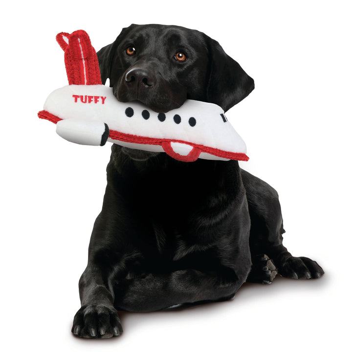 Pet Palette Distribution - VIP Tuffy Airplane Dog Chew Toy 4.3"