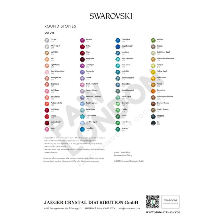 Paw London - Hampstead Blue Swarovski Collar White: XL