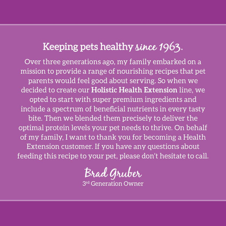 Health Extension Pet Care - Grain Free Venison & Sweet Potato Recipe: 4lb