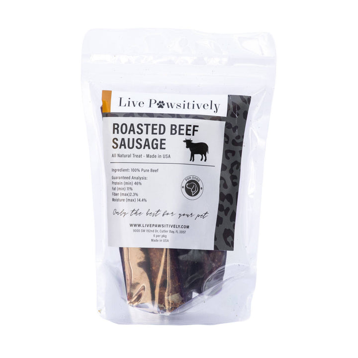 Live Pawsitive - Roasted Beef Sausage