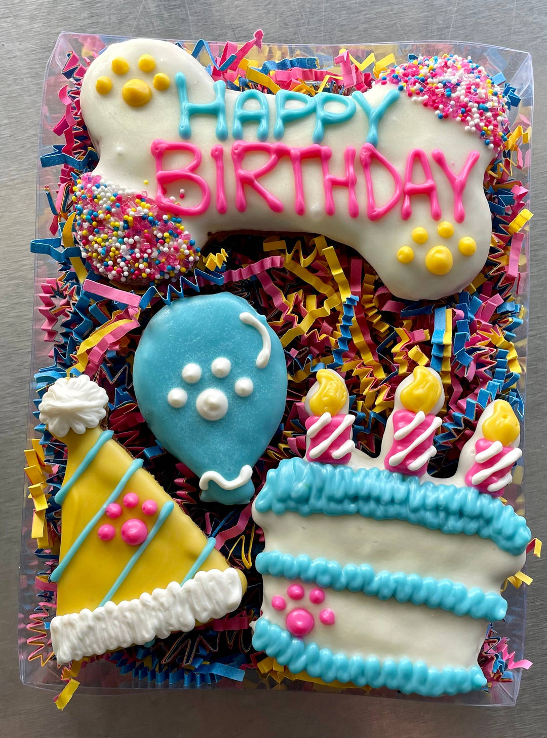 YumYum4DOGS - Happy Fiesta PAWTY Dog Treat (GIFT BOX): Happy birthday