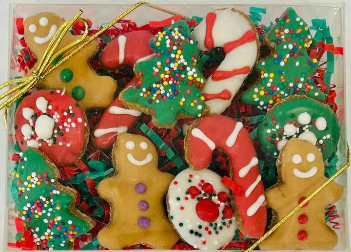 DELCO DOG CO. - Christmas Assorted Mini Treat Gift Box