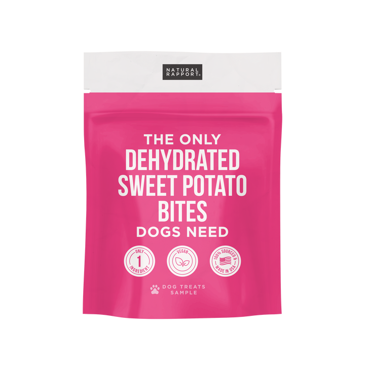Natural Rapport - The Only Dehydrated Sweet Potato Bites Dogs Need: 8 oz