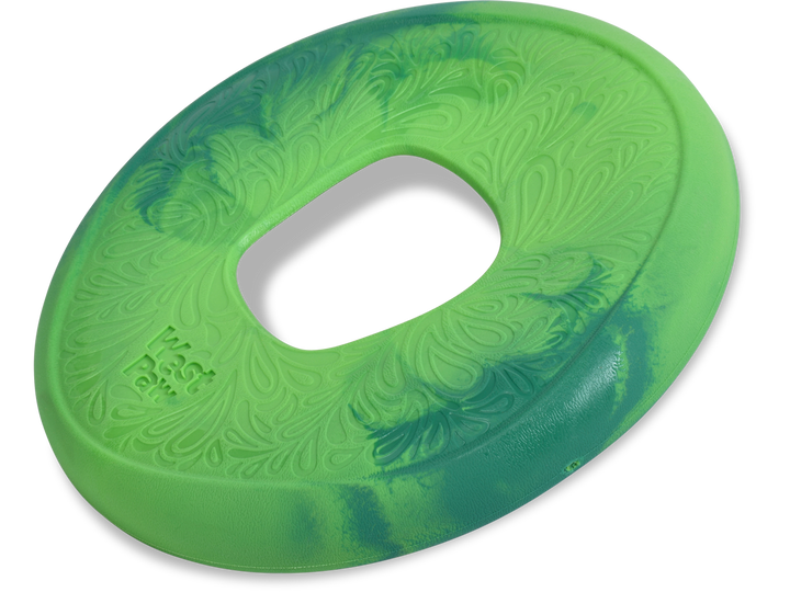 West Paw - Sailz® Dog Frisbee Fetch Toy: Large / Emerald