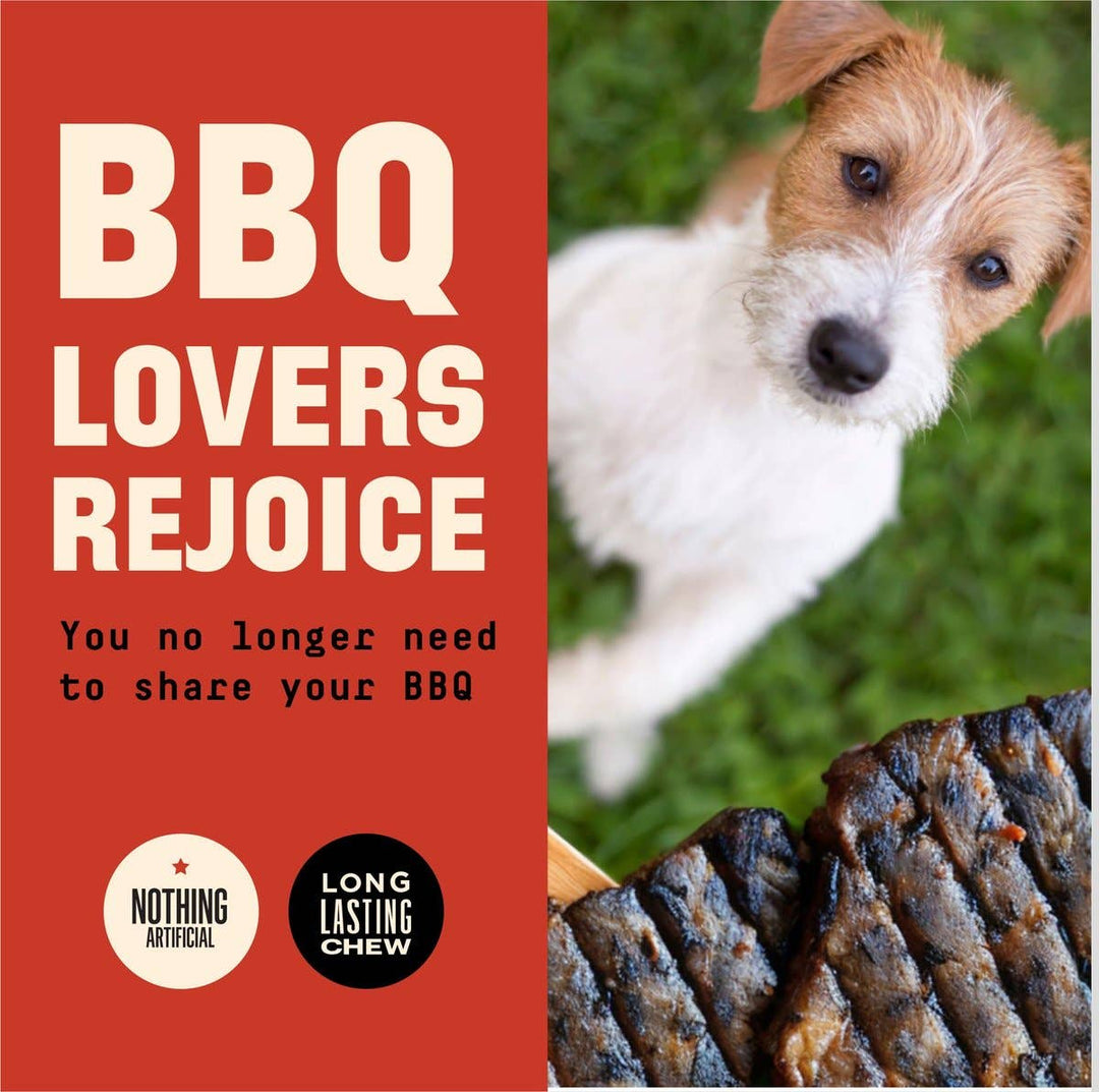 Pet Palette Distribution - Barkworthies Smoked Bully 6" Thick 3pk