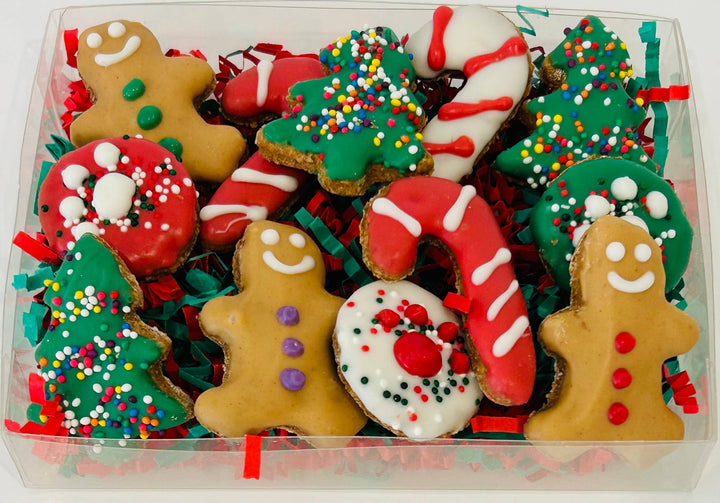 DELCO DOG CO. - Christmas Assorted Mini Treat Gift Box