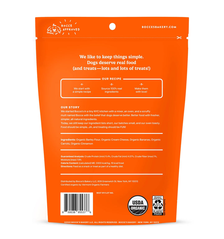 Pet Palette Distribution - Bocce's Bakery Spiced Cake Small Batch Biscuit Treats 12oz