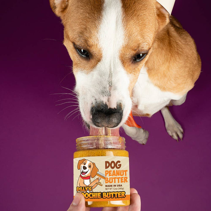 Poochie Butter - 12oz Dog Peanut Butter Jar