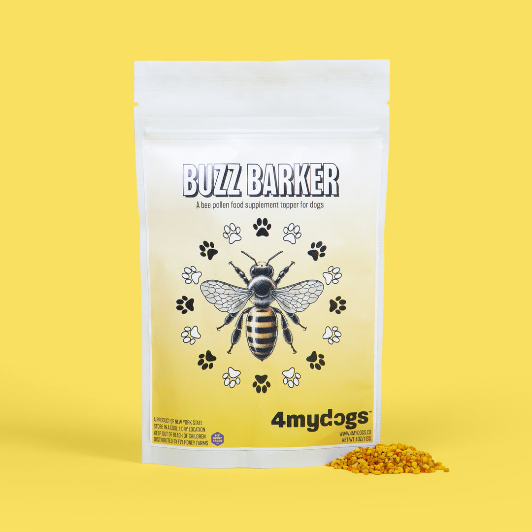 Buzz Barker - A Bee Pollen Food Topper for Dogs