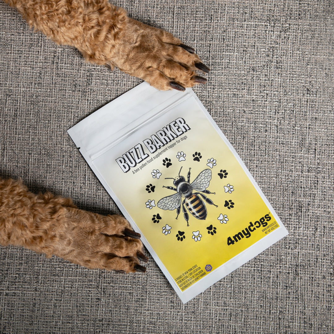 Buzz Barker - A Bee Pollen Food Topper for Dogs