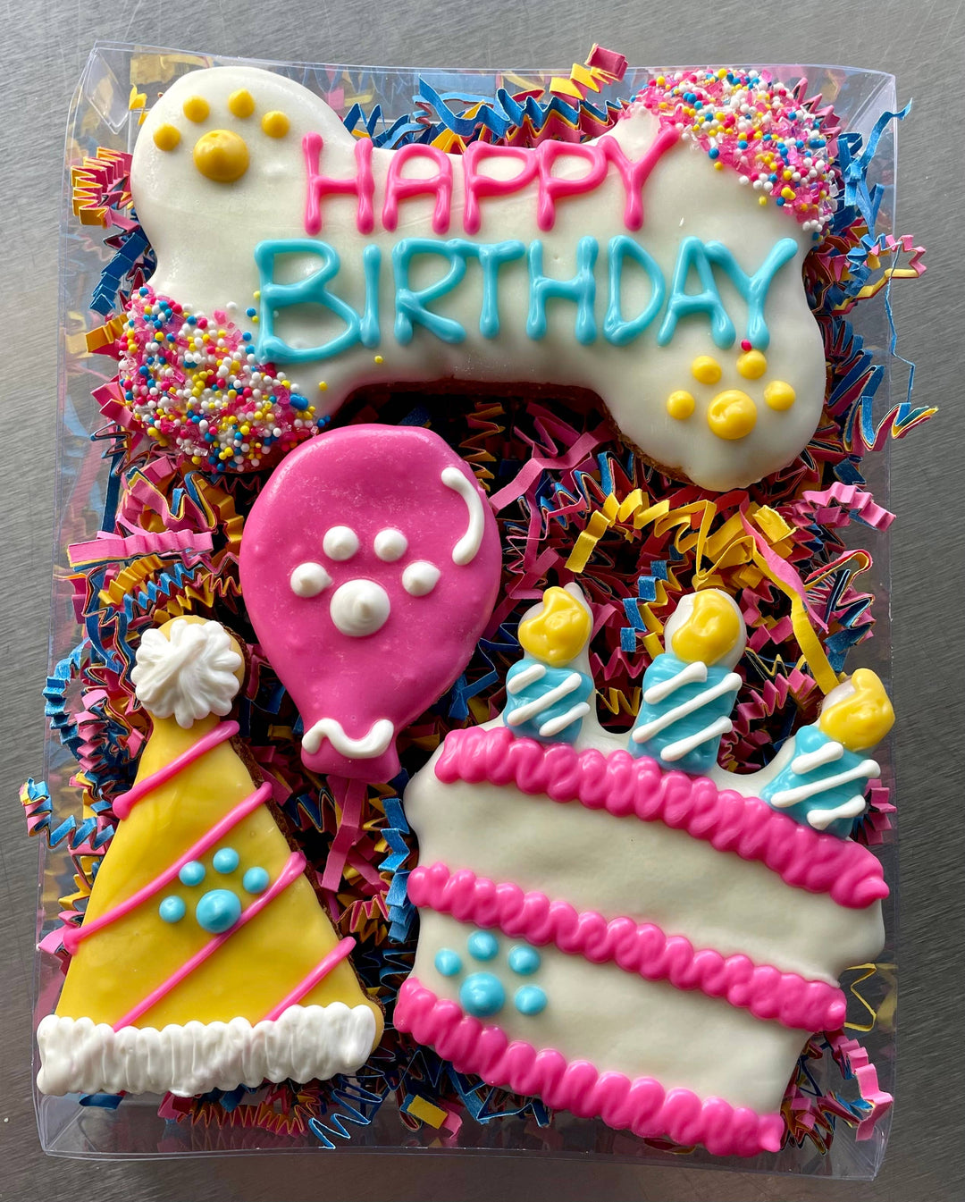 YumYum4DOGS - Happy Fiesta PAWTY Dog Treat (GIFT BOX): Happy gotchaDay