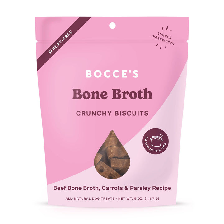 Pet Palette Distribution - Bocce's Bakery Bone Broth Biscuits Dog Treats 5oz