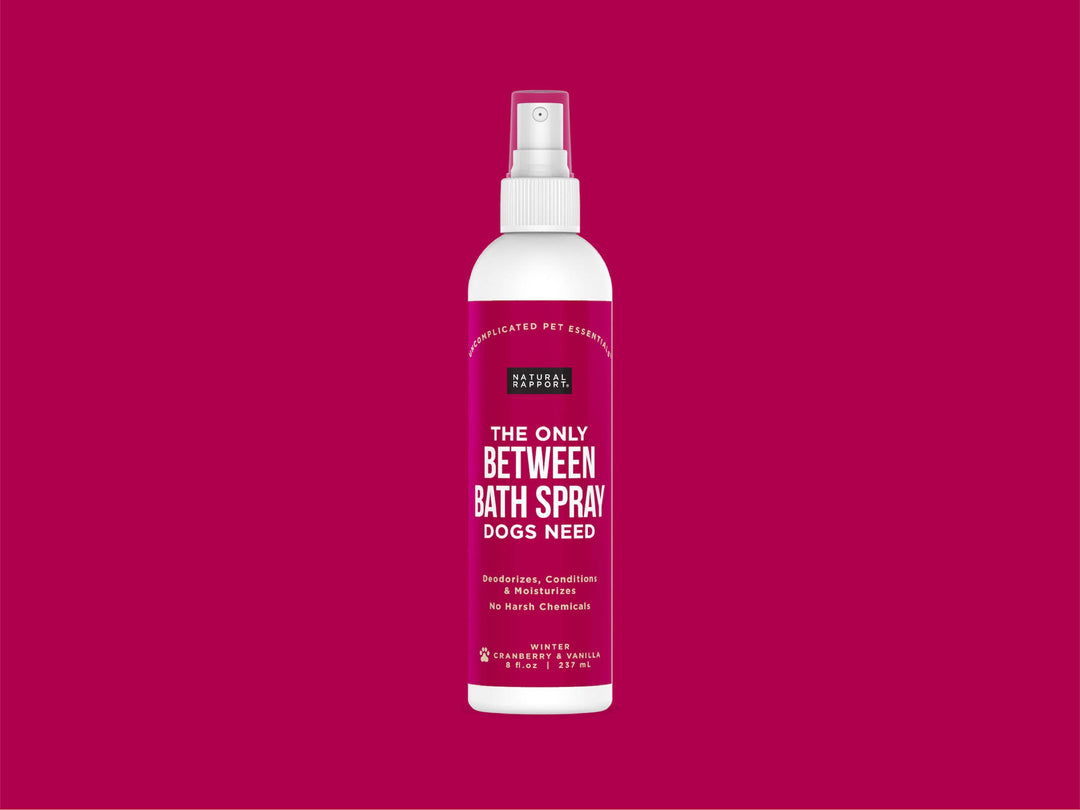 Natural Rapport - The Only Between Bath Spray Dogs Need - Cranberry & Vanilla: 8 ounce