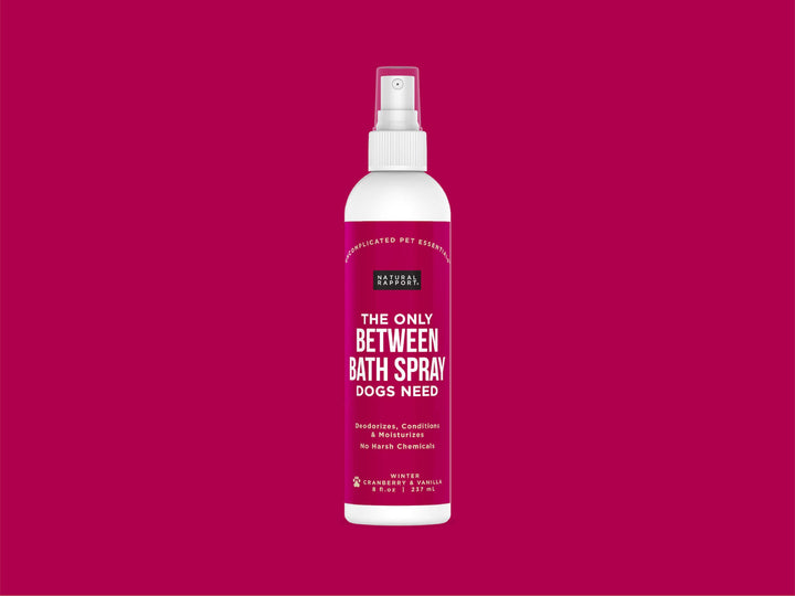 Natural Rapport - The Only Between Bath Spray Dogs Need - Cranberry & Vanilla: 8 ounce