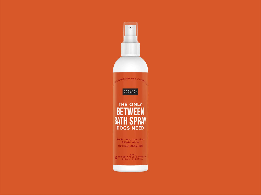 Natural Rapport - The Only Between Bath Spray Dogs Need - Apple & Pumpkin: 8 ounce